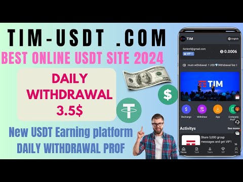 NEW USDT EARNING PLATFORM GOING TIM USDT BEST INVESTMENT PLATFORM