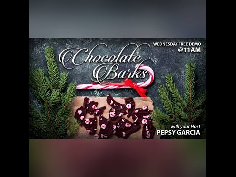 Pepsy Garcia Live Stream from Bakers Bodega Express, making Chocolate Barks