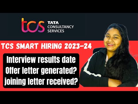 TCS smart Hiring interview results | offer letter generated | all updates #smarthiring #tcs