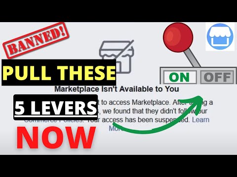 Facebook Marketplace BANNED | 5 Levers To Pull To Get It Back