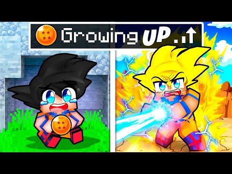 Growing up as GOKU in Minecraft!