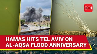 Tel Aviv Under Attack: Long-Range Missiles Hammer Central Israel | Hamas | Gaza War