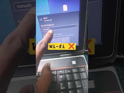 All Dell Latitude Old Generation Laptop Wi-Fi Ethernet Internet Not Working#macnitesh#shortcut#2024