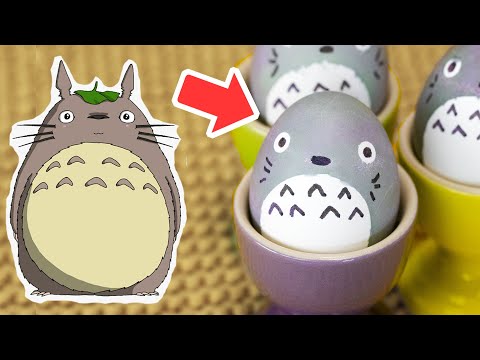 I Turned Totoro into Easter Eggs!!