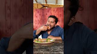 Tirupati lo Nellore Chepala Pulusu 🤤| Ragi Sangati Natu kodi Curry Eating Challenge #shorts #foodie