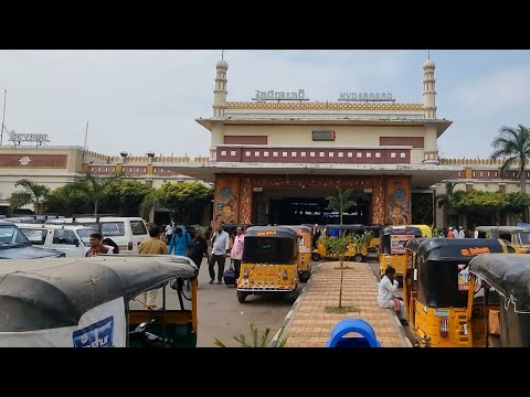 HYB, Hyderabad Deccan railway station Telangana, Indian Railways Video in 4k ultra HD