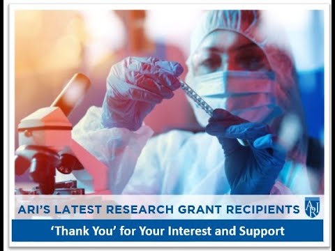 ARI's 2023 Research Grant Award Recipients say 'Thank you!'