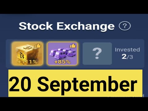 x empire investment fund 20 september | today combo | stock exchange