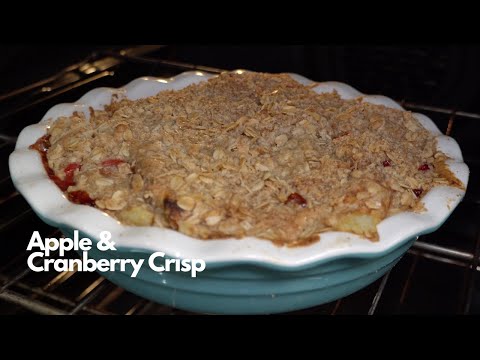 You have to try this Apple and Cranberry Crisp this holiday season!