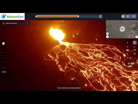 Nov 25, 2024: Drone Flight Over the Volcanic Eruption in Iceland