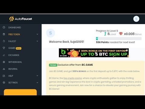 AutoFaucet Earning || Live Proof Withdrawal || Faucetpay Earning || Per Day 1$ live Proof