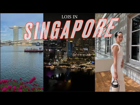 SINGAPORE TRAVEL VLOG| exploring new places, lots of eating, yoga on top of MBS & first ever meet up