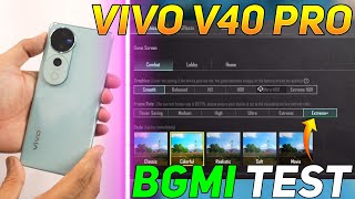 VIVO V40 PRO BGMI TEST | VIVO V40 PRO PUBG TEST | DM 9200 + PROCESSOR 🥵🔥