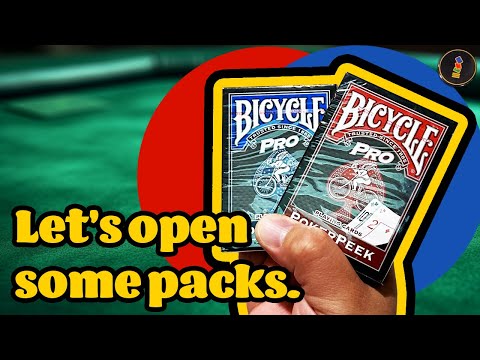 Drop Everything! EVEN YOUR CARDS. These are MUST HAVES! Bicycle PRO Playing Cards by USPCC