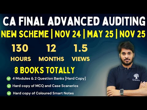 CA FINAL AUDIT | NOV 2024 | MAY 2025 | COURSE DETAILS