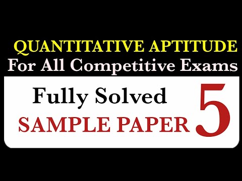 NUMERICAL ABILITY  FPR ALL COMPETITIVE EXAMS  FULLY SOLVED