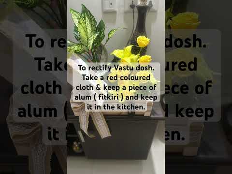 Remedy for vastu dosh.    #vastu #remedy #vasturemedy #fitkiri#kitchen