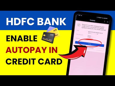 How to Enable Autopay in HDFC Credit Card Using Mobile Banking