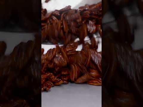 ASMR "Sweet" sounds of making candied pecans