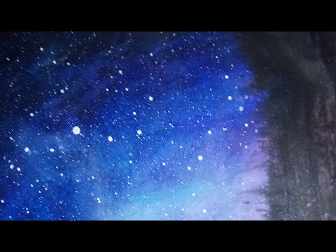 Galaxy painting with oil pastels colours 🤩/#PuZzLiNg ÂŘŤ