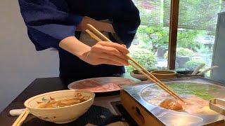 町家と庭園の風情に包まれながら、最高級近江牛や名物つゆしゃぶに舌鼓 - 京都つゆしゃぶCHIRIRI 本店 - 京都