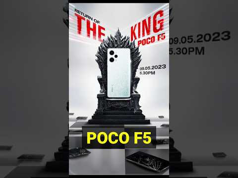 The King 👑 POCO F5👑 #shorts #viral