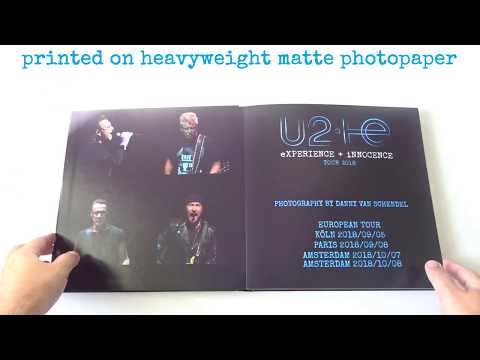 The U2 E+I Tour Photobook : A first look