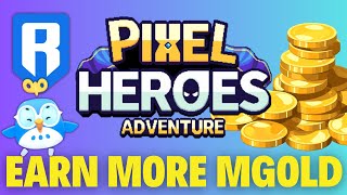 HOW to EARN more MGOLD and MARKETPLACE BUY and SELL EXPLAINED on PIXEL HEROES ADVENTURE