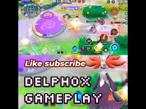 Delphox Gameplay #T.R.B.Gaming YT#pokemonunite #shortspokemonunite #virl#shorts