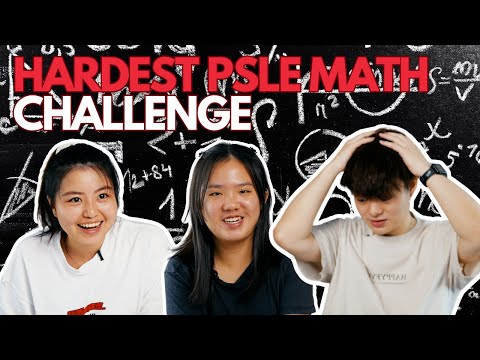 Trying The HARDEST Singapore’s PSLE Maths Questions | UncoverWithMe EP 4