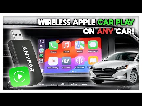 How To Connect Apple Carplay Wirelessly To Any Car - ANYFAR A4 Pro