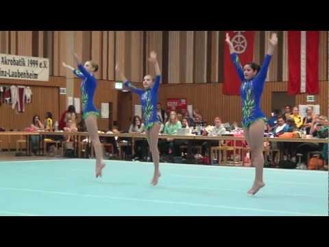 Hannah, Chrissy, Emily Acrobatics Junior WG International Gutenberg Polka 2012- Dynamic