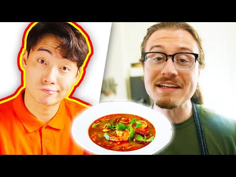 【Uncle Roger】喬叔頭銜保衛戰！羅傑叔叔心中冬陰功湯的完美教程？tom yum｜mrnigelng官方中文頻道