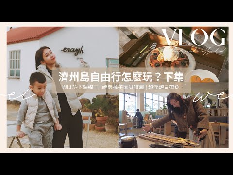 濟州島自由行怎麼玩？下集餵綿羊｜絕美橘子園咖啡廳|超浮誇白帶魚