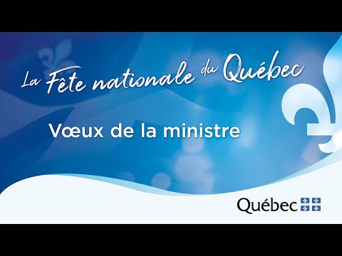 Vœux de la ministre pour notre Fête nationale 2020