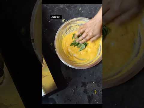 ||Paat patar Bora||jute leaf fritter recipe||short||vlog||