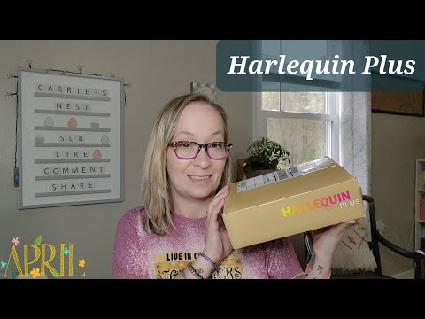 Harlequin Plus Subscription Unboxing for April 2022 #harlequinplus #unboxing #books