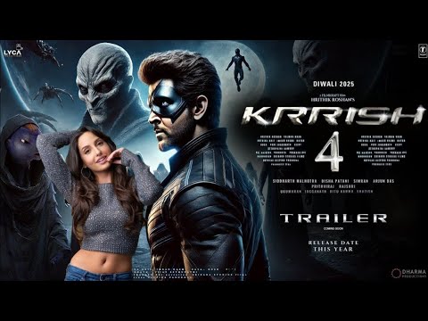 KRRISH 4 - Announcement Trailer | Hrithik Roshan | Nora Fatehi | Vivek Oberoi | New Movie 2024