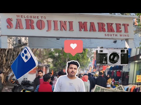 Banarasi At Sarojini market 🤩|| Last part || College Trip