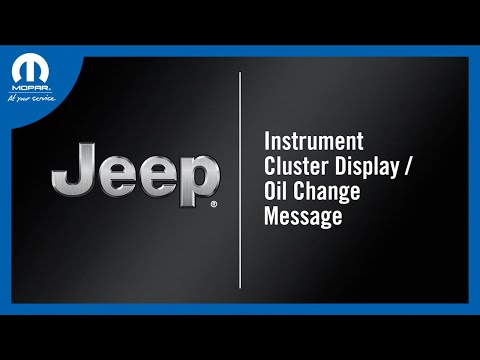 Instrument Cluster Display / Change Oil Message | How To | 2025 Jeep Compass