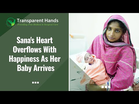 Sana was overwhelmed by the arrival of her Healthy Baby