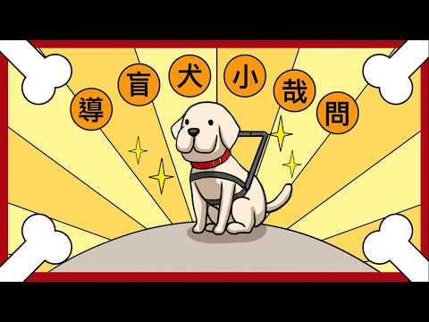 衛生福利部社家署-《導盲犬小哉問》告訴你導盲犬的二三事！