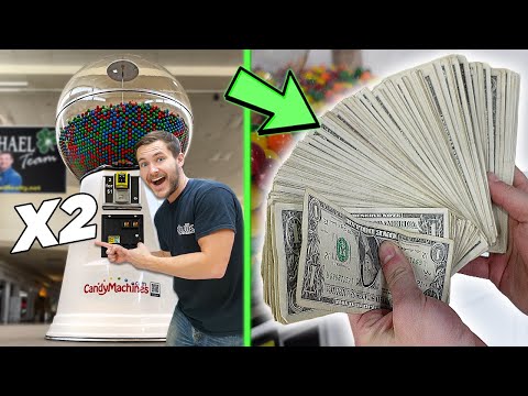 These 7 Foot Gumball Vending Machines Made SO MUCH Money!