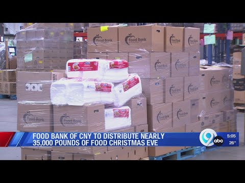 Food Bank of CNY set for Christmas deliveries