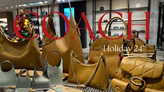 🍯NEW 🍯 COACH HOLIDAY REVEAL-THE NEW COLORS HONEY, SAGE & BLUSH ALSO NEW BAGS & SLGS!#coach #coachbag