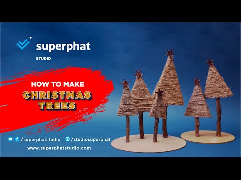 DIY: Christmas Trees For Kids | Christmas crafts For Kids | Superphat Studio