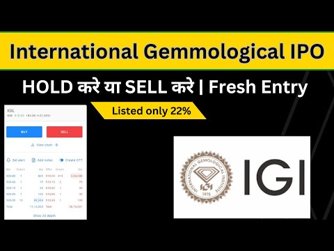 IGIL IPO | HOLD करे या SELL करे ? | Fresh Entry or Not?