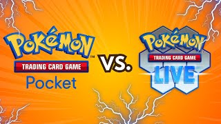 Pokemon TCG Pocket vs TCG Live - What's the Difference?