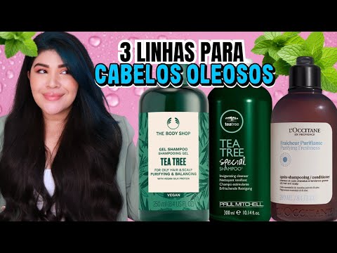 🌿3 TRATAMENTOS PARA CABELO E COURO CABELUDO OLEOSO: Tea Tree Paul Mitchel e mais!