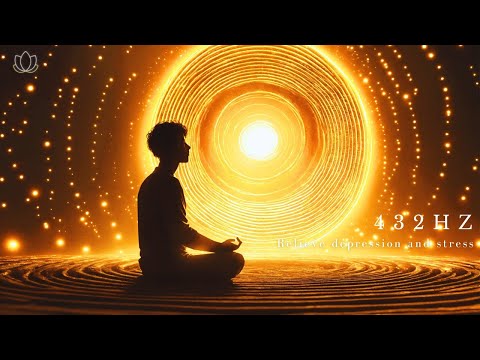 ♫ 乾淨無廣告 ♫ 432赫茲療癒音頻  - 紓解抑鬱、壓力的情緒 Binaural Meditation 432 HZ Relieve depression and stress